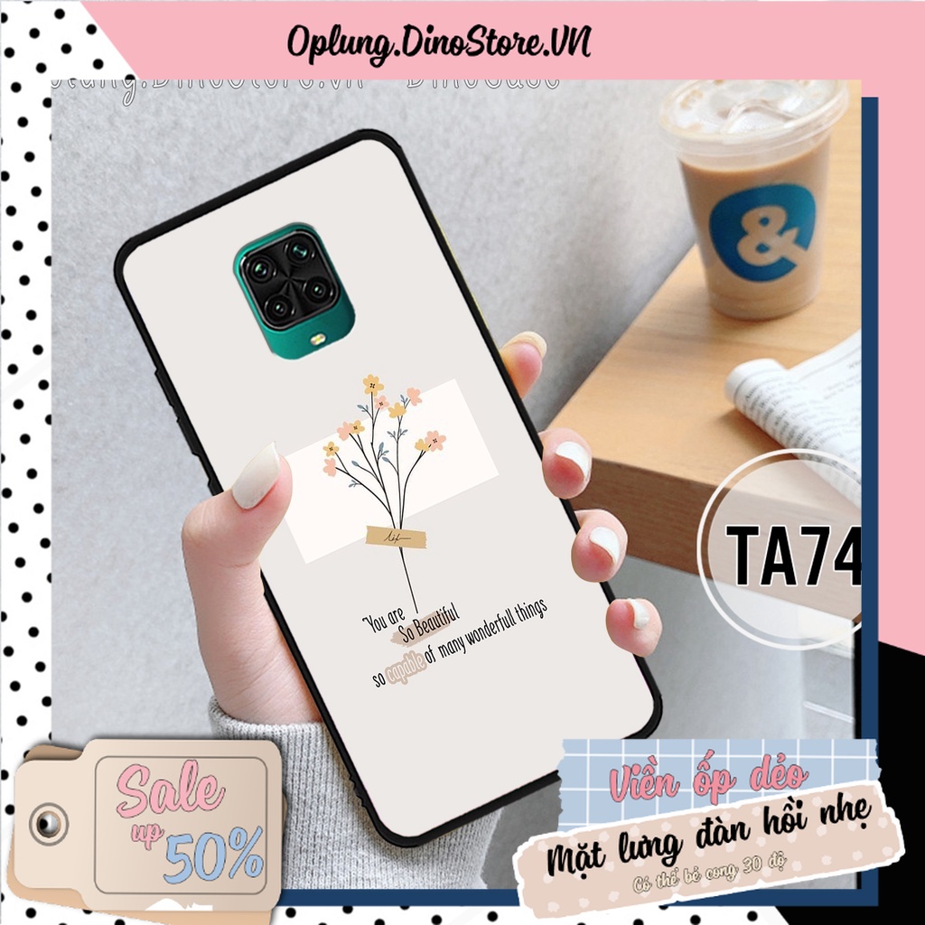 Ốp lưng Redmi Note 9 - Redmi Note 9s - Redmi Note 9 Pro 4G - Ốp điện thoại Xiaomi hình hoa nữ tính nhẹ nhàng dễ thương.