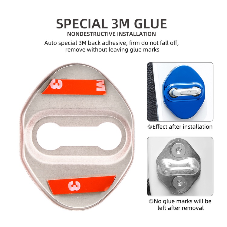 Bộ 4 Phụ Kiện Bảo Vệ Khóa Cửa Xe Hơi Mazda 2 3 6 DJ BM BP GJ CX3 CX-5 CX5 CX 5 CX7 CX9 MX5 2014-2020 SKYACTIV