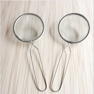 Dụng cụ lọc bột, vớt rau củ inox loại nhỏ
