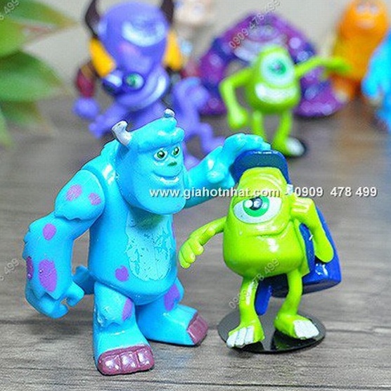 BỘ 12 NHÂN VẬT TRƯỜNG HỌC QUÁI VẬT - MONSTER INC - 7903