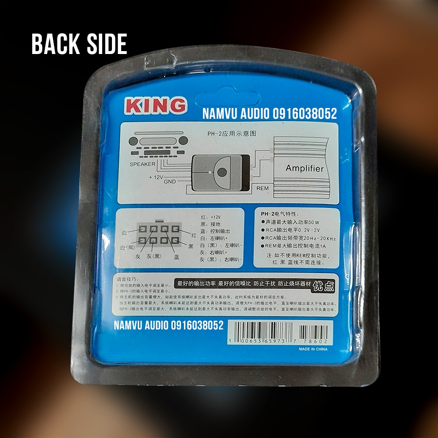 Mạch chuyển âm - Converter từ CD ô tô ra âm ly rời, Loa vi tính hoặc Loa siêu trầm