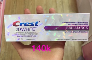Kem đánh răng Crest 3D white