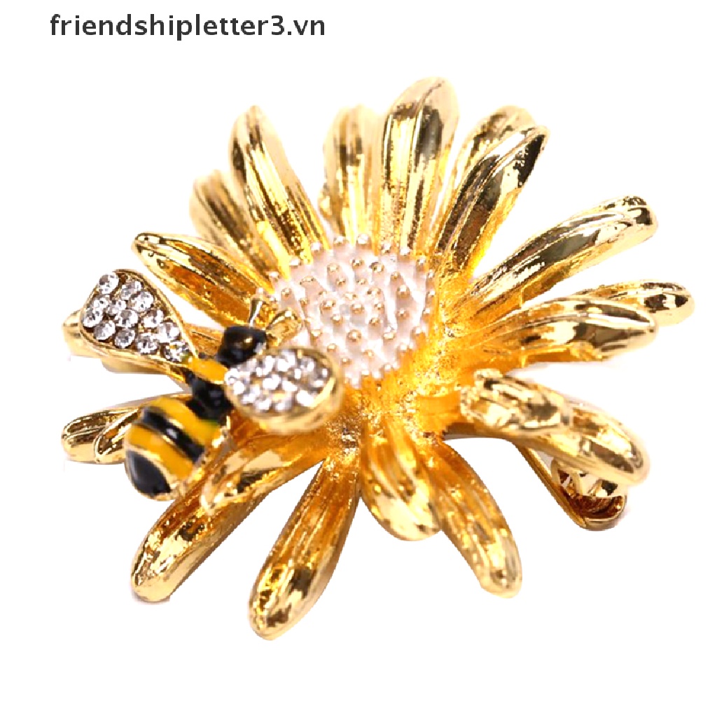 Ghim Cài Áo Hình Hoa Cúc Mật Ong Thời Trang 3Vn