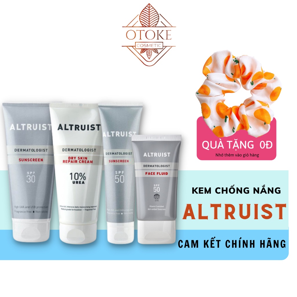 Kem chống nắng cho da nhạy cảm Altruist Dermatologist Sunscreen-OTOKE