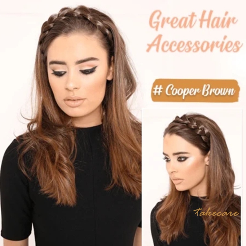 Băng Đô Cài Tóc Giả Thắt Bím 5 Bờm Hóa Trang Phong Cách Cổ Điển Aboriginal