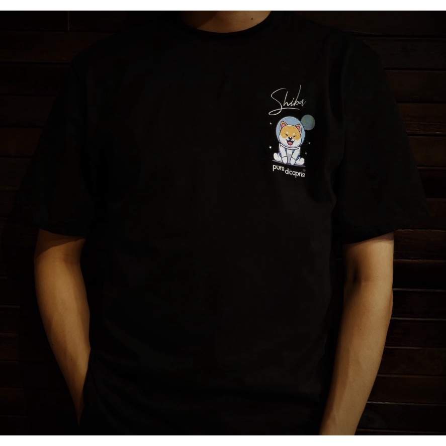 Áo thun nam Cotton Premium họa tiết Shiba "Cậu vàng" ra vũ trụ shop PuroDicaprio | BigBuy360 - bigbuy360.vn