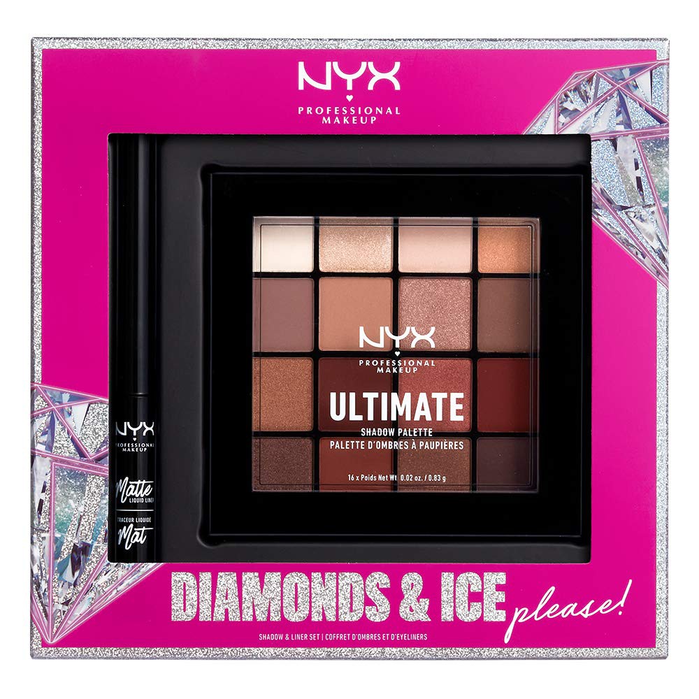 NYX Professional Makeup Diamonds & Ice, Please Shadow & Liner Set