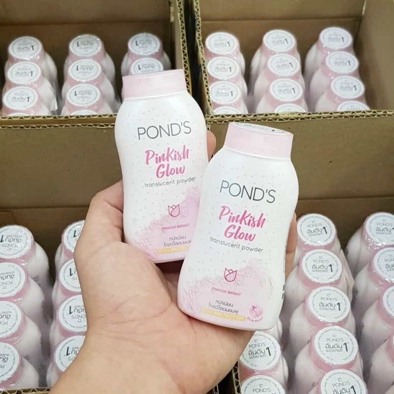 Phấn phủ siêu mịn Pond Pinkish Glow translucent thái