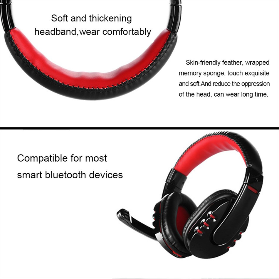 Tai Nghe Bluetooth Không Dây Xách Tay Hỗ Trợ Nghe Nhạc Mp3 V8-1