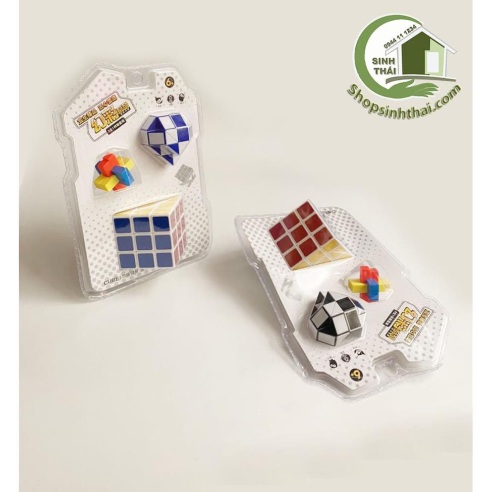 Vỉ 3 cục rubik to nhỏ