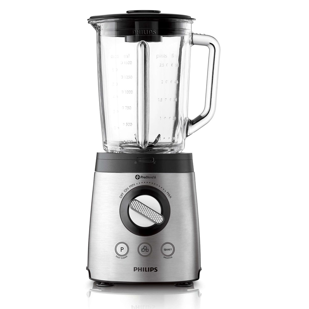 Máy xay sinh tố cối thủy tinh chịu lực Philips HR2195  - Hãng phân phối chính thức