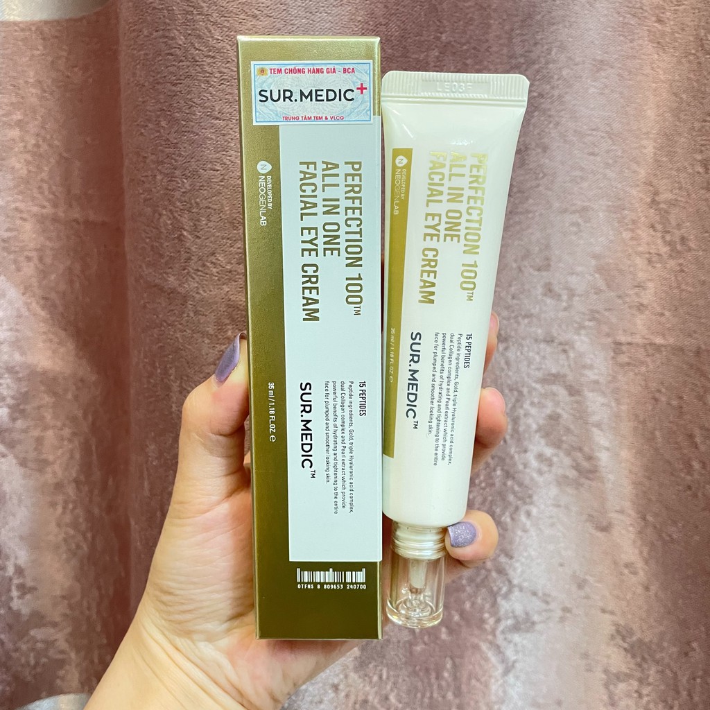 Kem Giảm Thâm Mắt SUR.MEDIC Facial Eye Cream Surmedic