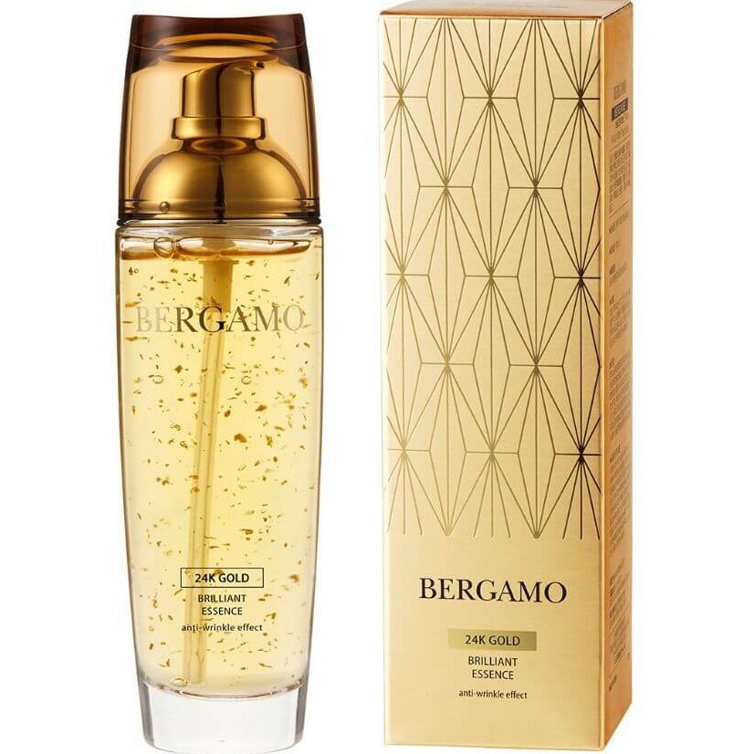 Tinh Chất Dưỡng Da Bergamo 24K Gold Brilliant Essence Và White Vita Luminant Essence