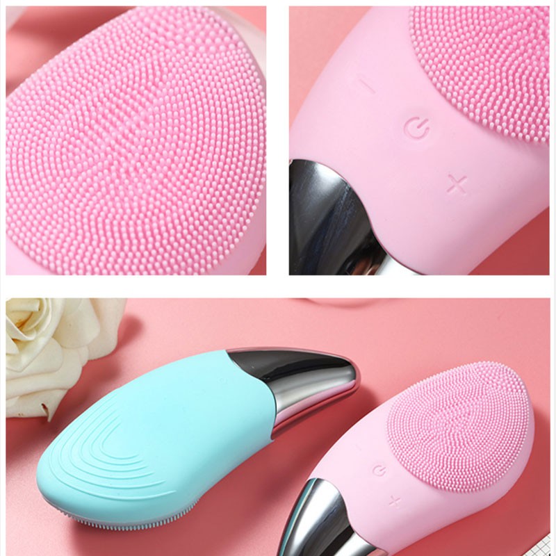 [HÀNG CÓ SẴN] Máy Rửa Mặt SONIC FACIAL BRUSH Sạc USB Chống Nước