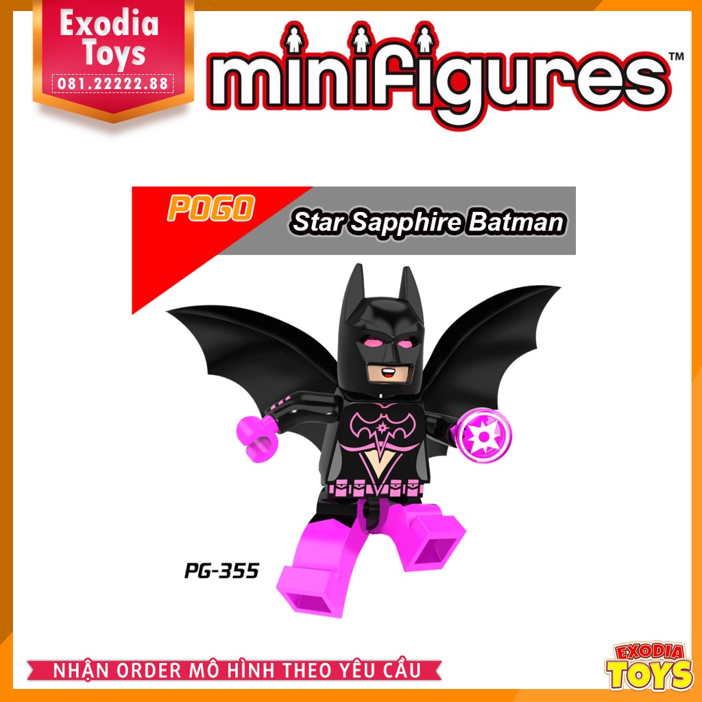 Xếp hình Minifigure siêu anh hùng Batman : Người Dơi - Đồ Chơi Lắp Ghép Sáng Tạo - POGO 8076