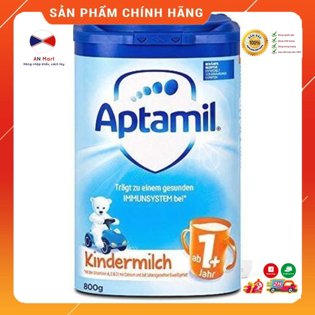 [Nội Địa Đức] Sữa Aptamil Kindermilch Đức 1+ 2+ 3+ 800g Bảo Vệ Bé Từ Sâu Bên Trong Cơ Thể