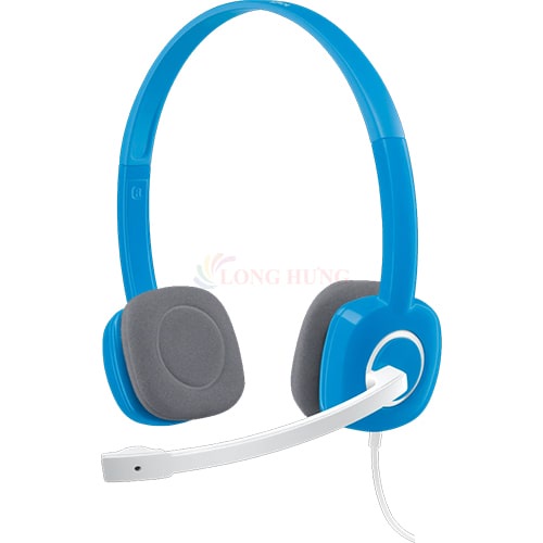 Tai nghe chụp tai có dây Logitech H150 - Hàng chính hãng - Âm thanh trong trẻo, micro xoay 180 độ, sử dụng jack 3.5 mm
