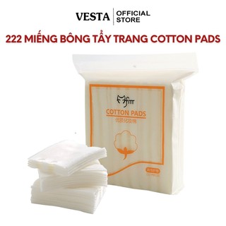 Bông tẩy trang 222 miếng - bông tẩy trang 3 lớp - bông tẩy trang cotton pads