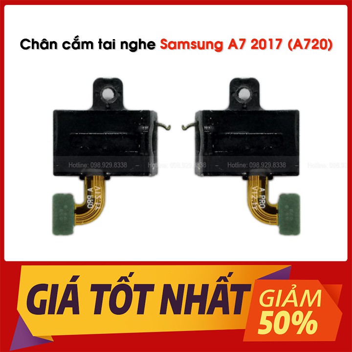Chân Jack Tai Nghe Samsung Galaxy A720 / A7 2017 Zin Tháo Máy