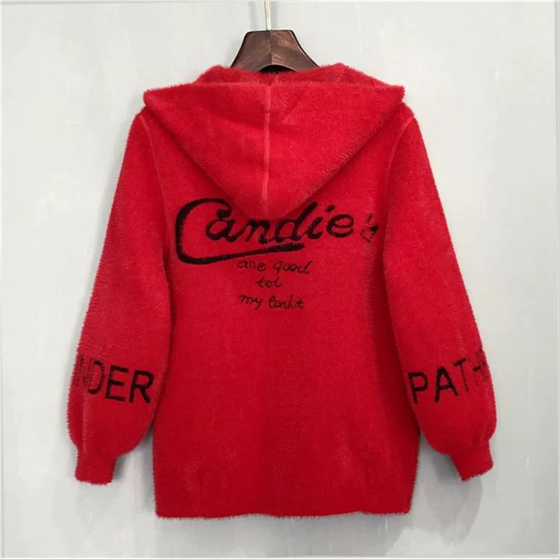 ÁO KHOÁC LÔNG PHỐI LEN CARDIGAN