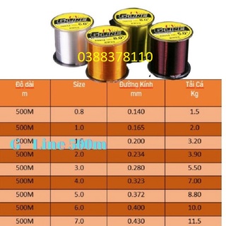 Dây Cước Câu Cá G – Line 500m Siêu Bền