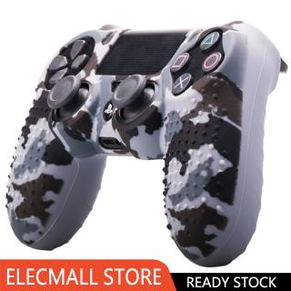 Camouflage Soft  Silicone Case Skin Grip Cover for  4 PS4 Controller