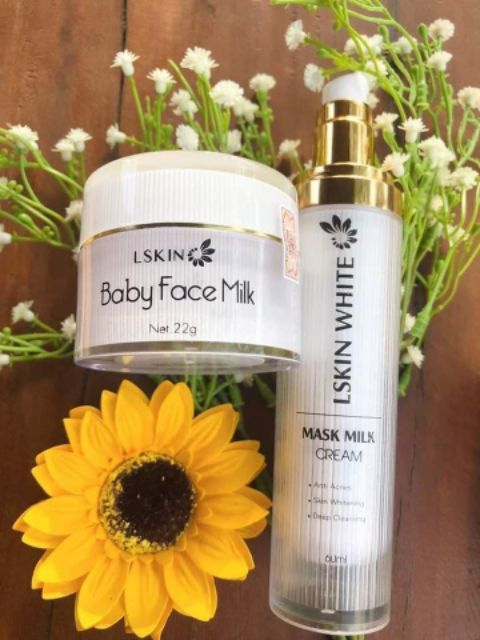 Combo Ủ kén Tằm và Face sữa cây trắng baby face milk