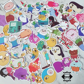 (078) Set sticker/hình dán/decal Adventure Time