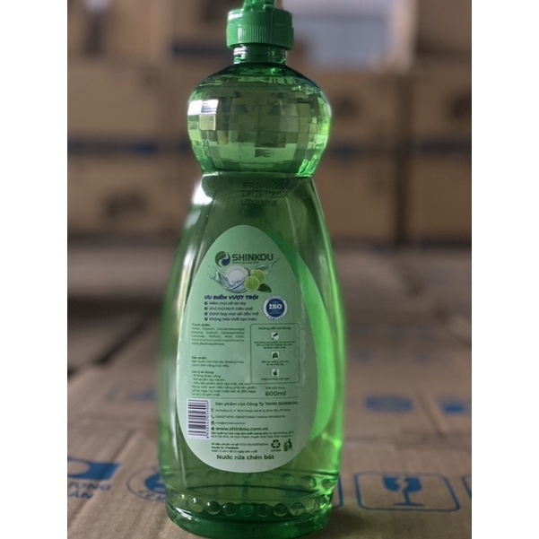 Nước Rửa Chén Không Màu MaMa Chanh 600ml
