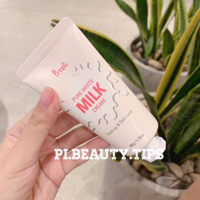 KEM DƯỠNG TRẮNG DA NÂNG TONE PURE WHITE MILK CREAM PRETI DÀNH CHO FACE