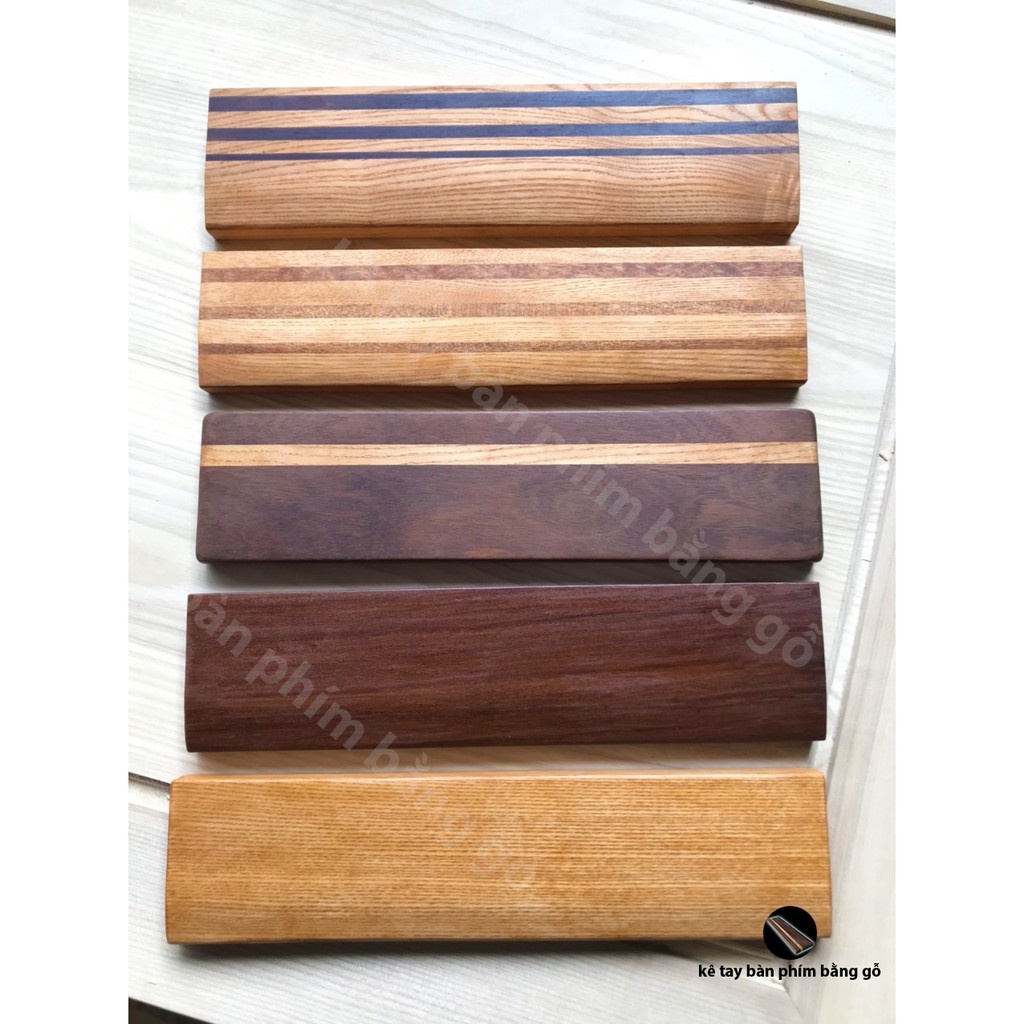 Kê lót tay bàn phím - bằng gỗ thiết kế chất lượng cao Fullsize/ TKL / Compact / Keychon  [Có làm theo yêu cầu]