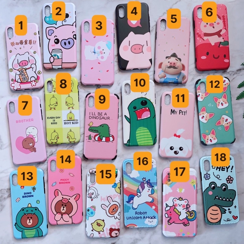 Ốp Lưng iphone X/Xs Chất Liệu IMD Hình Heo Ngộ Nghĩnh