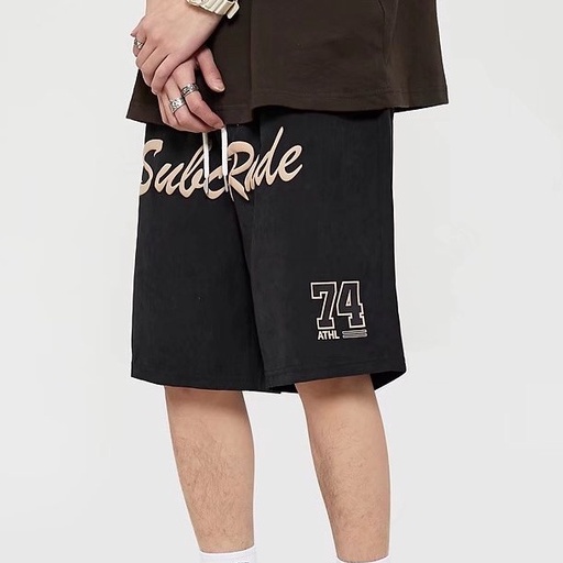 Quần Short Nam In Chữ Thời Trang Hàn Quốc quần dài unisex jogger nam fashion bigsize quần thun ngắn