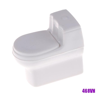 [DOU]Dollhouse Miniature Bathroom Toilet Model DIY Sand Table Landscape Scene Toys