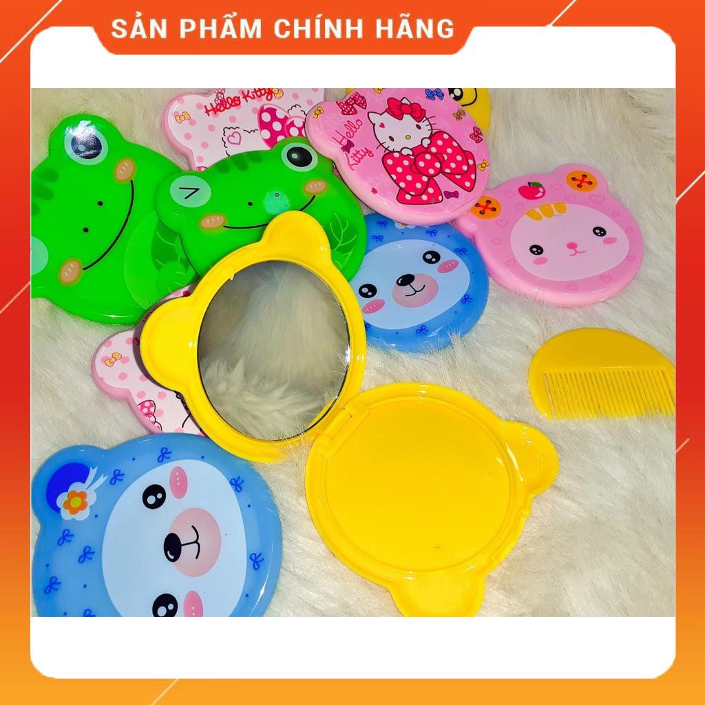 BỘ GƯƠNG LƯỢC MINI SO CUTE tròn