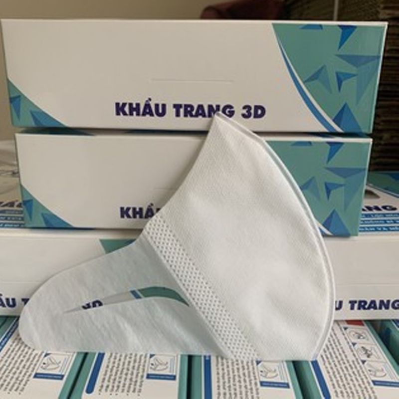 Hộp 50 cái khẩu trang y tế 3D Mask Chính Hãng
