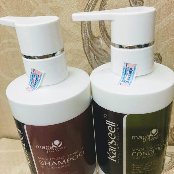 DẦU GỘI VÀ XÃ KARSEELL COLLAGEN MACA CHÍNH HÃNG 800ML