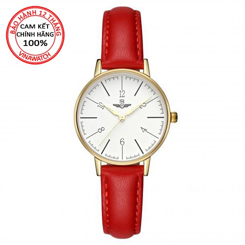 Đồng hồ Nữ Sunrise dây da SL6657