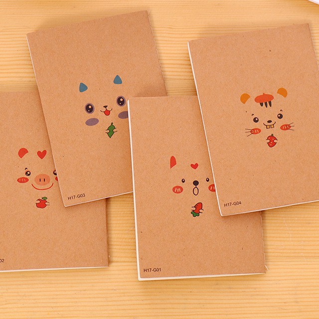 Sổ mini không dòng kẻ dễ thương Pansi