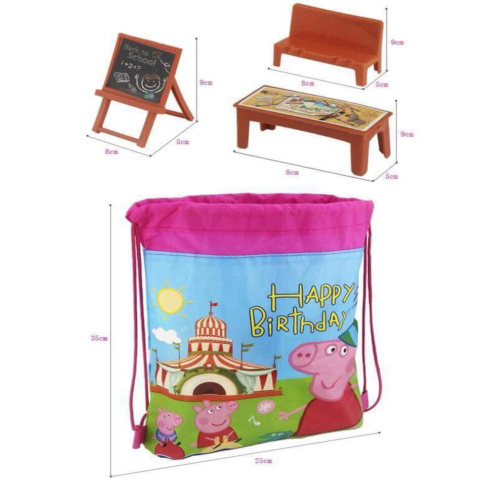 FREE SHIP Bộ Đồ Chơi Lớp Học Peppa Pig