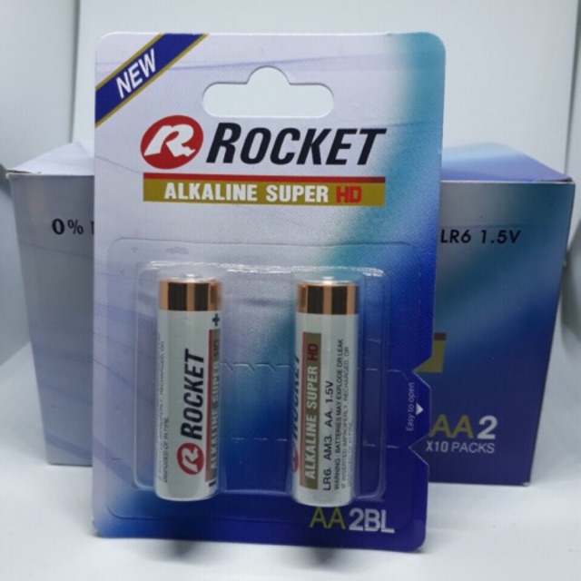 pin rocket hd alkaline aa,lr6 ( tiểu)