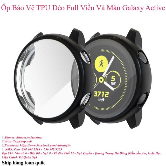 Ốp Galaxy Active Bảo Vệ Full Màn Viền - TPU Cao Cấp