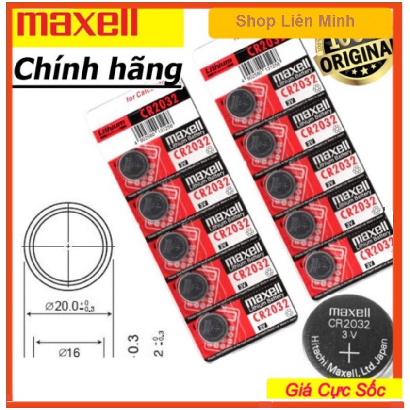 Pin Cmos CR2032 3V Lithium – Hàng chính hãng