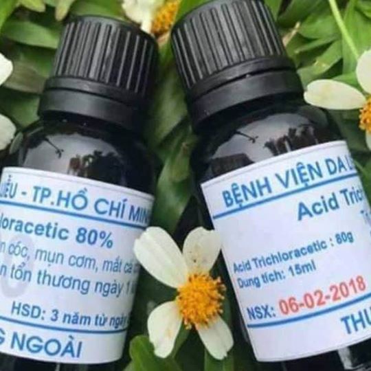 Loại Bỏ Mụn Cơm - Mụn Cóc - Mắt Cá Chân - Acid Trivhloracetic 80%