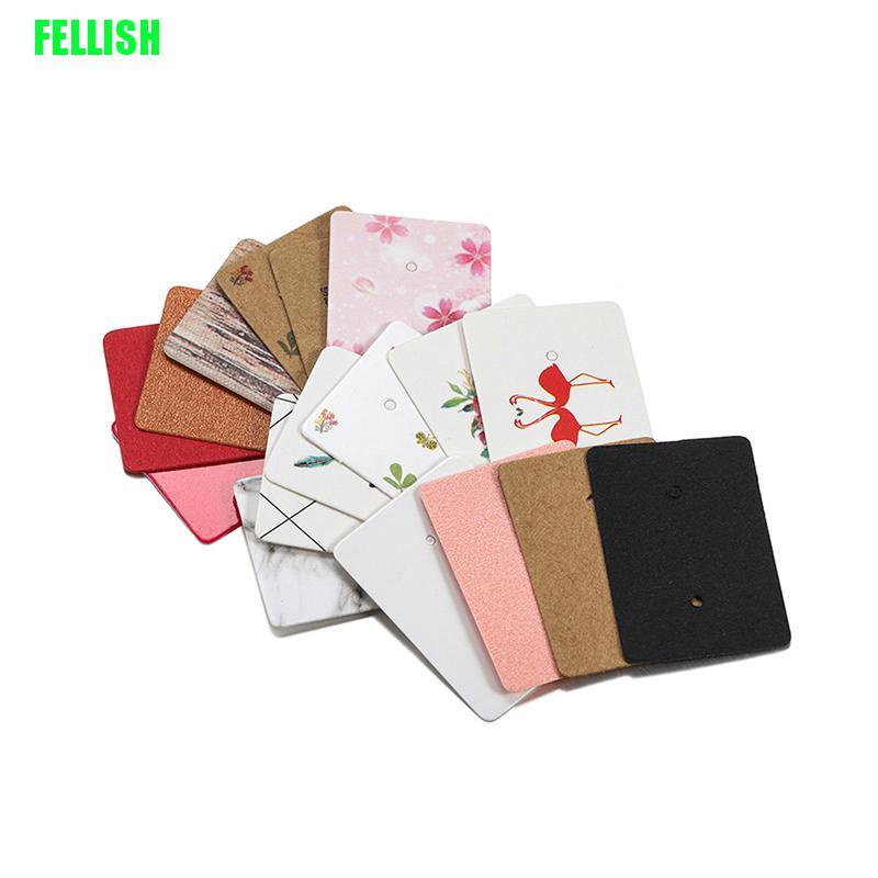 Set 100 Thẻ Treo Trưng Bày Bông Tai Tiện Dụng