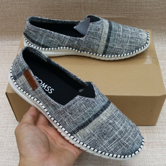 Slip on Nam Cao cấp Tom - Bao đẹp bao độc -chất liệu vải