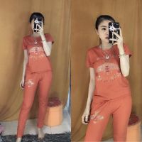 Đồ bộ thun lạnh thái đính đá