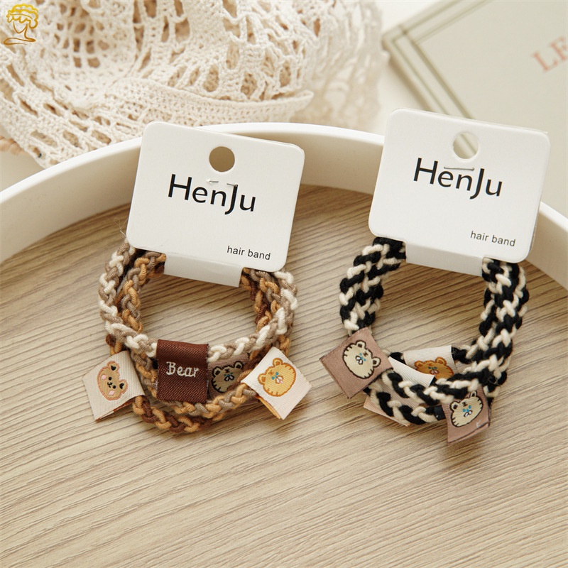 Dây Thun Cột Tóc Màu Sắc Gradient Dành Cho Nữ