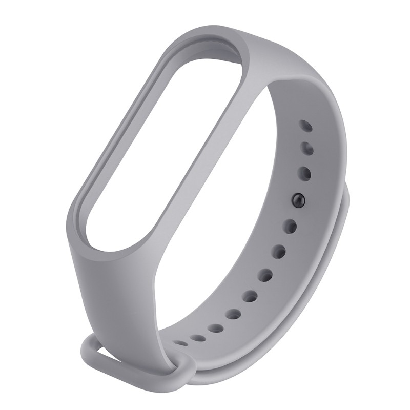 Dây Đeo Thay Thế Chất Liệu Silicon Thiết Kế Sọc Gân Nổi Cho Xiaomi Mi Band 3 4