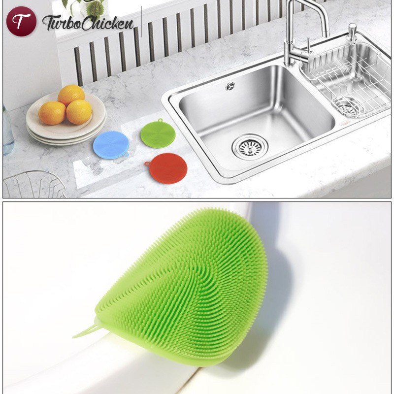 Miếng Rửa Chén Đa Năng Bằng Silicon